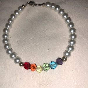 I make homemade sun catchers and jewelry.